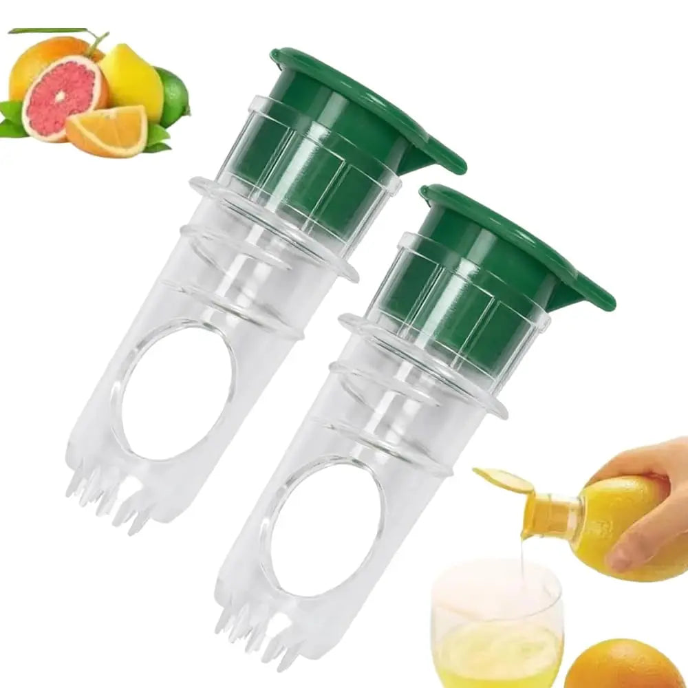 Effortless Citrus Juicing: Screw-Top Lemon Squeezer with Built-In Filter and Spout for Cocktails and Drinks