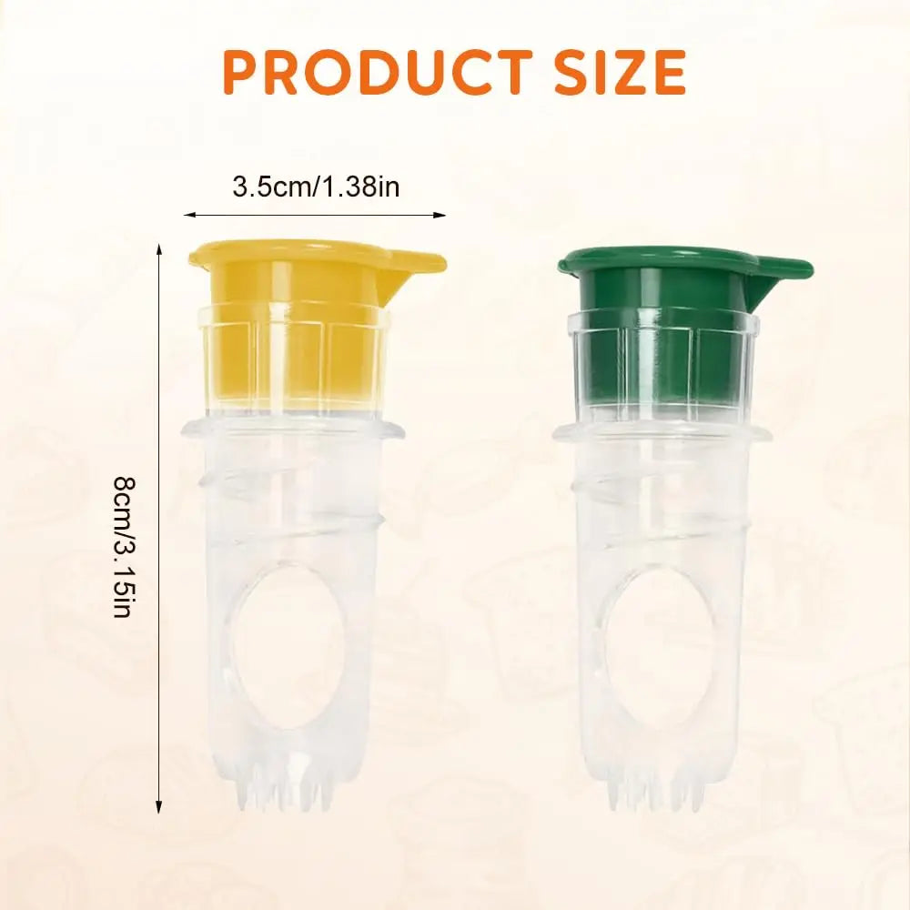 Effortless Citrus Juicing: Screw-Top Lemon Squeezer with Built-In Filter and Spout for Cocktails and Drinks